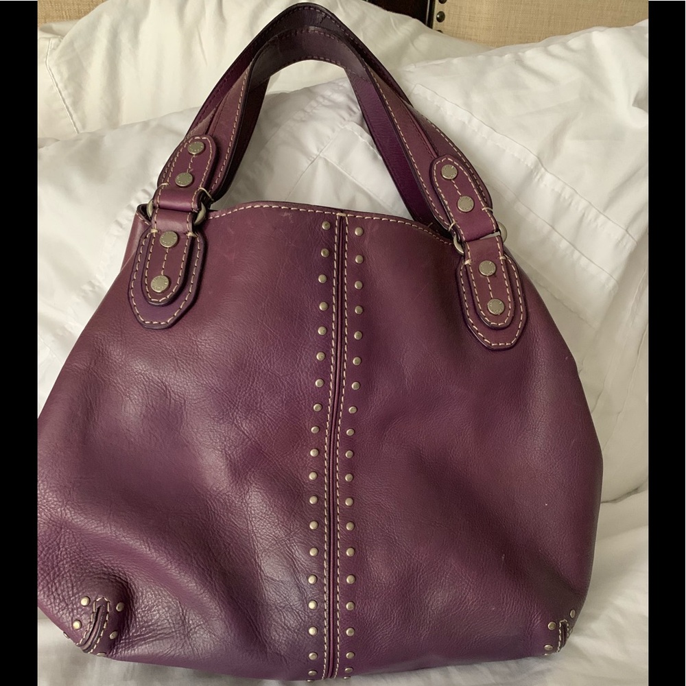 Michael Kors purple handbag